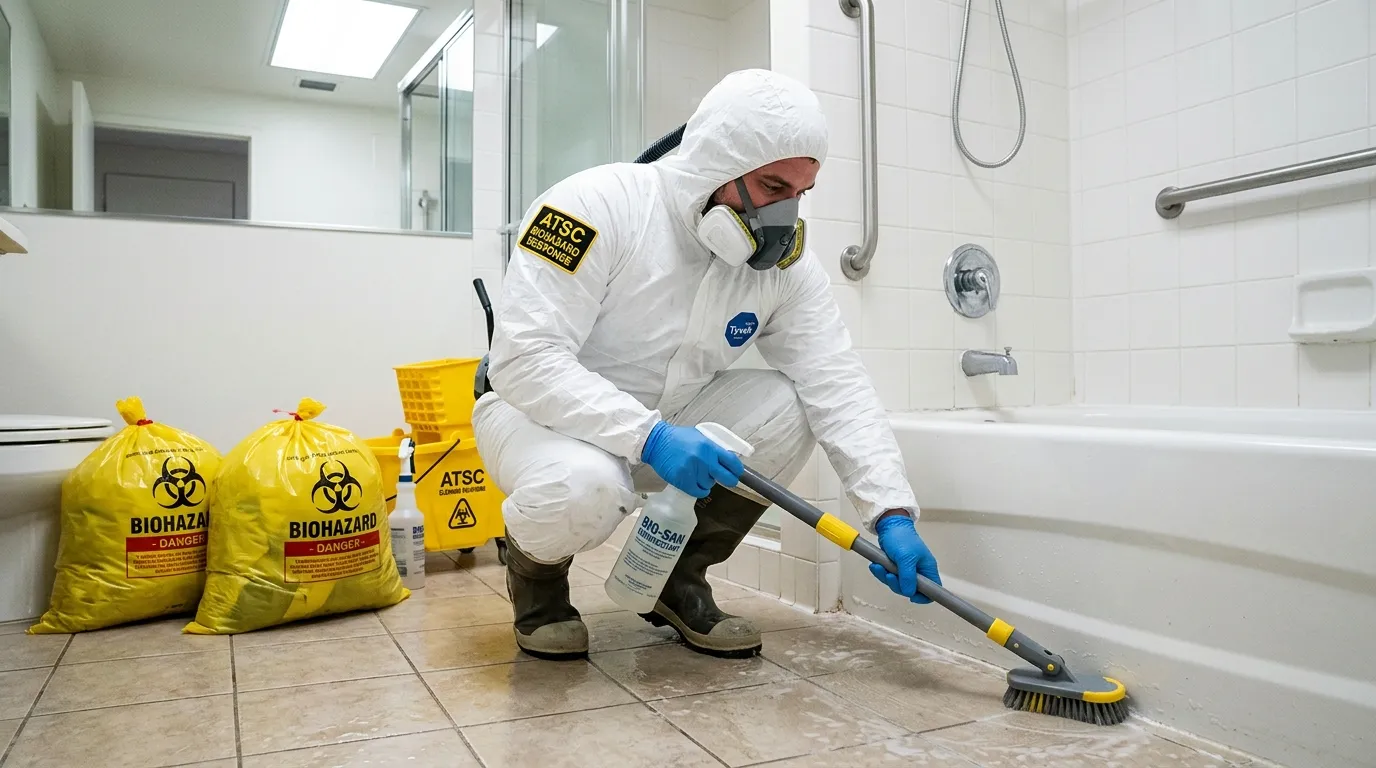 Decontamination equipment deployed for Blood Cleanup in Aliquippa